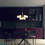 Glass Sphere Cluster Chandelier Chandelier