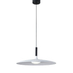 Aplomb Metal Pendant Lamp Φ 17.7″ x H 7″ / Dia 45cm x H 17cm / Matt White / Warm Light Pendant light