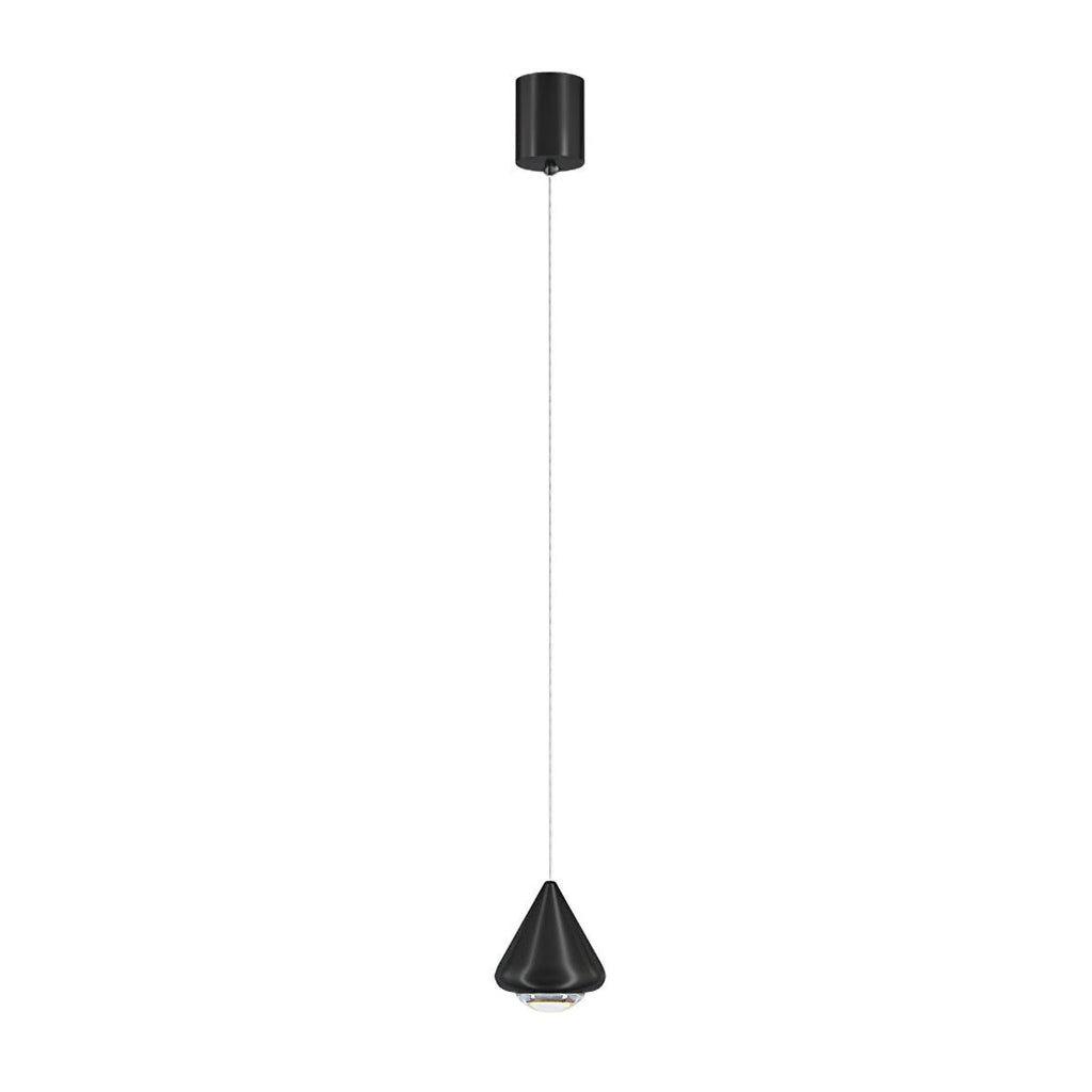 Apollo Pendant Lamp ∅ 3.9″ x H 59″ / Dia 10cm x H 150cm / Black / Warm Light Pendant light