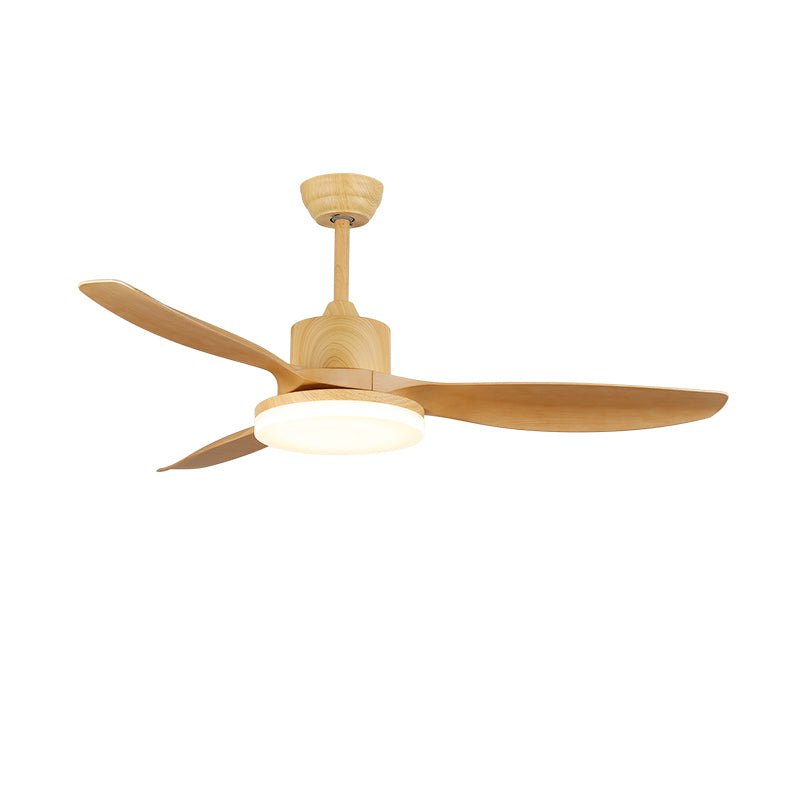 Keltis 42’’/52’’ Ceiling Fan Light ? 42″ x H 11.8″ / Model E Nature Wood Grain / Three-Color Changing Light Ceiling fan
