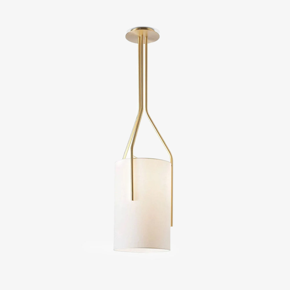 Thorne Linen Cylinder Chandelier