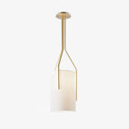 Thorne Linen Cylinder Chandelier