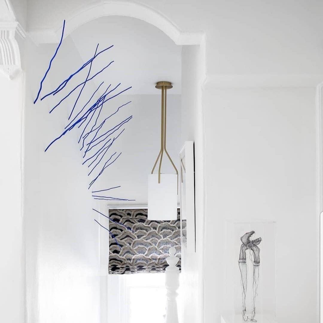 Thorne Linen Cylinder Chandelier