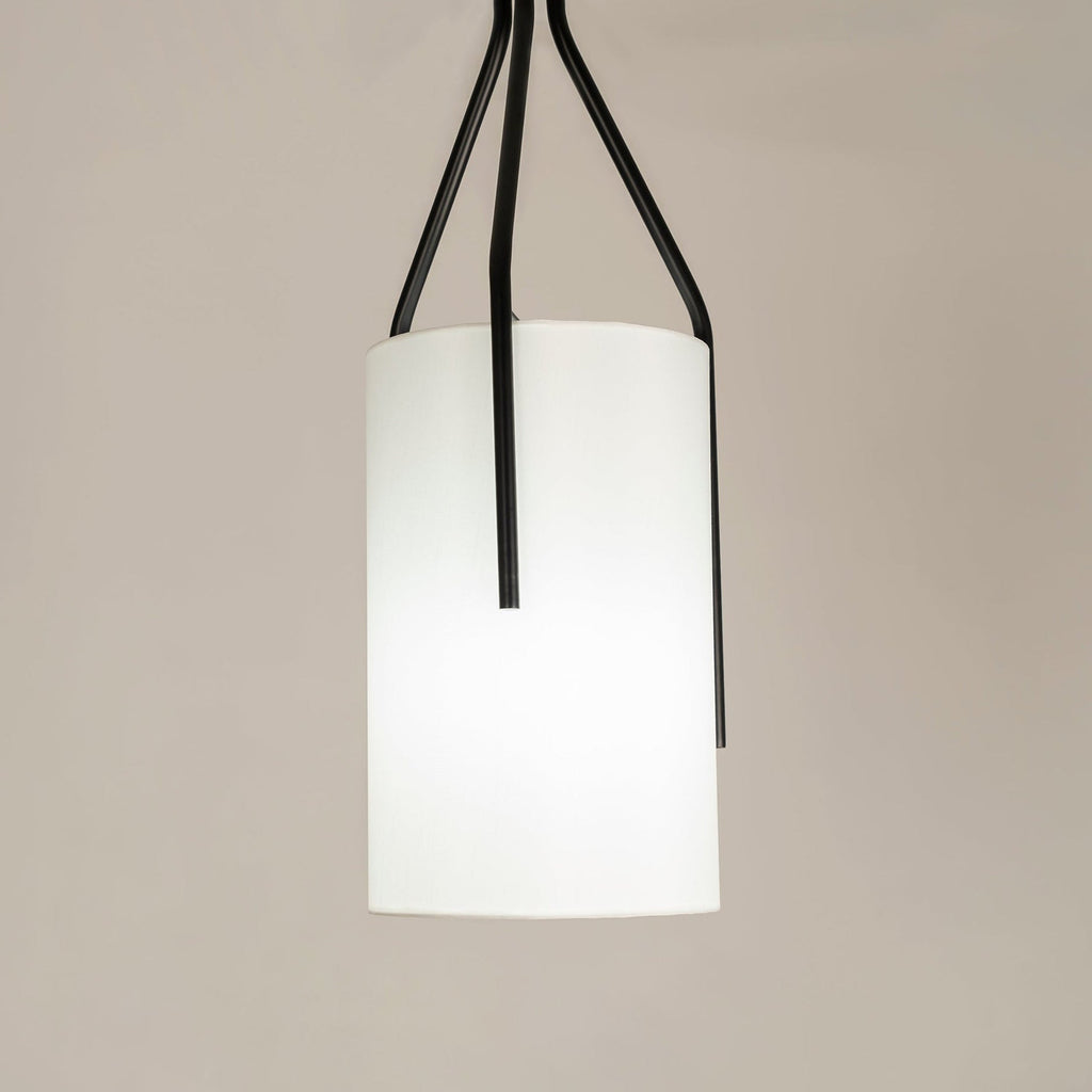 Thorne Linen Cylinder Chandelier