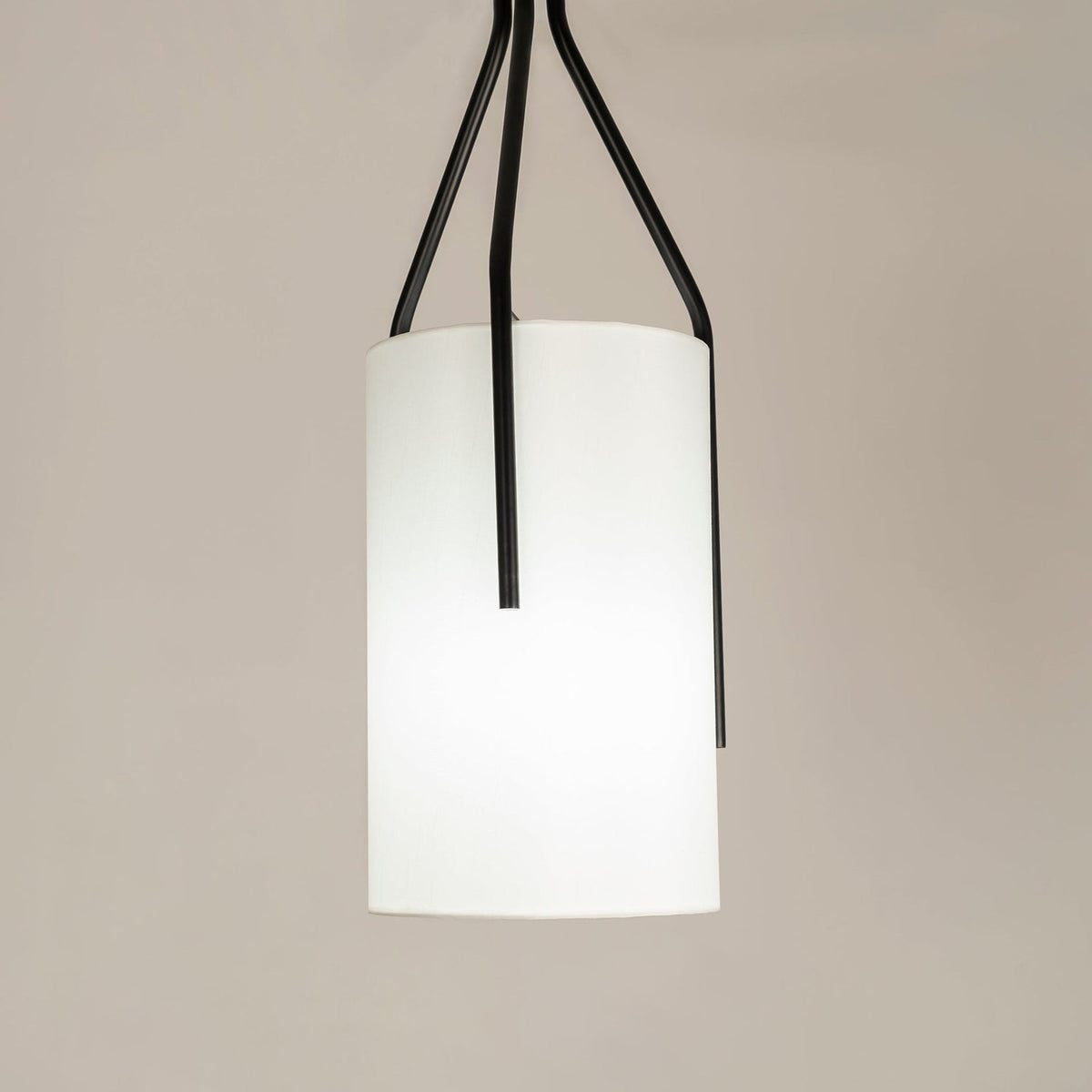 Thorne Linen Cylinder Chandelier