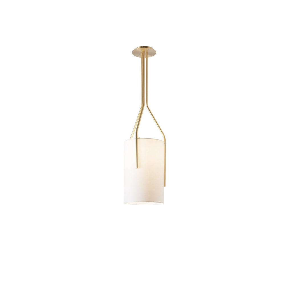 Thorne Linen Cylinder Chandelier