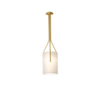 Thorne Linen Cylinder Chandelier