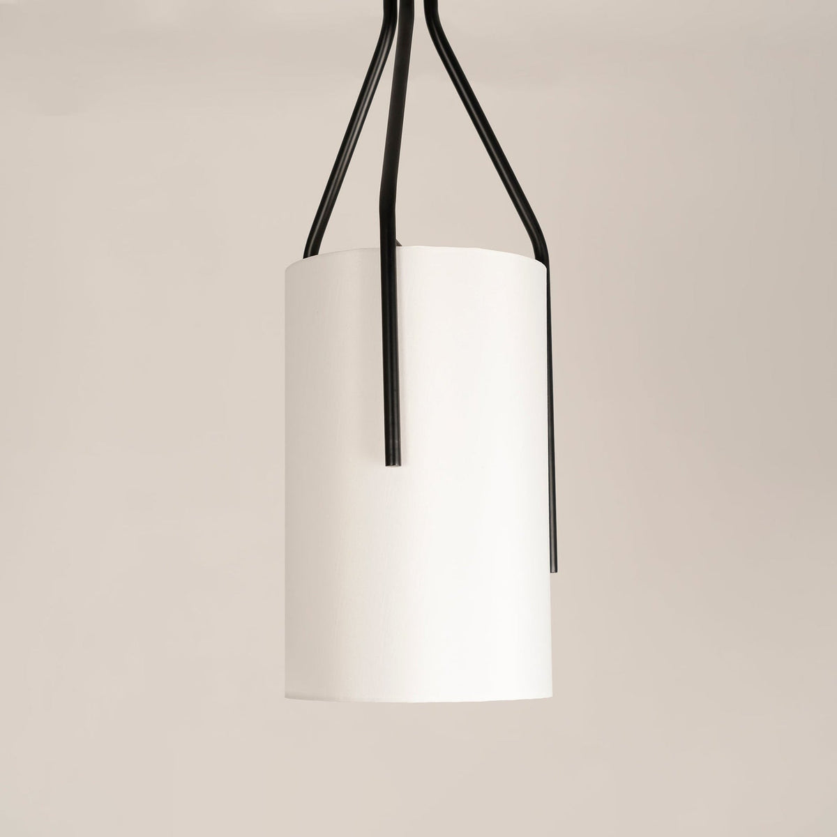 Thorne Linen Cylinder Chandelier