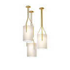 Thorne Linen Cylinder Chandelier