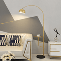 Arc Bell Floor Lamp ∅ 11″ x W 37.4″ x H 68.9″ / Dia 28cm x W 95cm x H 175cm / Gold / US plug Floor lamp