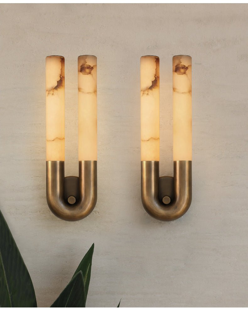 Arch Alabaster Sconce