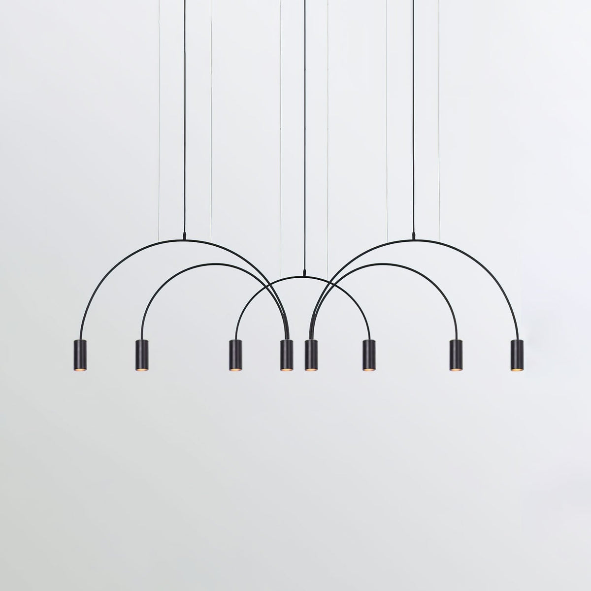 Arcs Pendant Light 8heads L 78.7″ x H 20.5″ / L 200cm x H 52cm / Black Pendant light