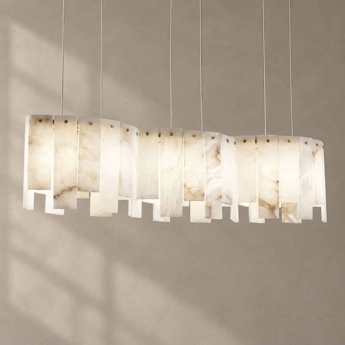 Arctora Alabaster Pendant Lamp