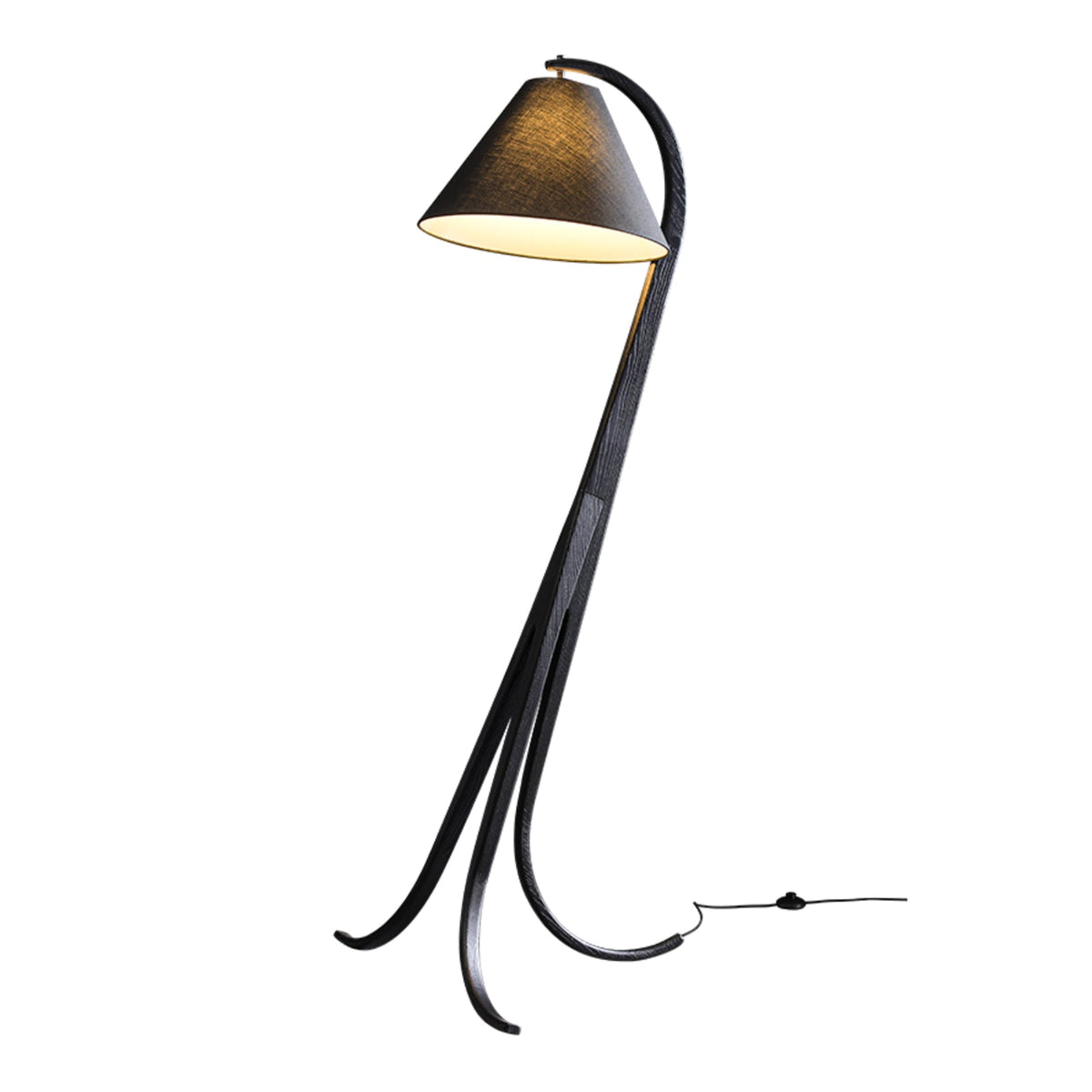 Arcwood Floor Lamp ∅ 30.7″ x H 70.9″ / Black / US Plug Floor lamp