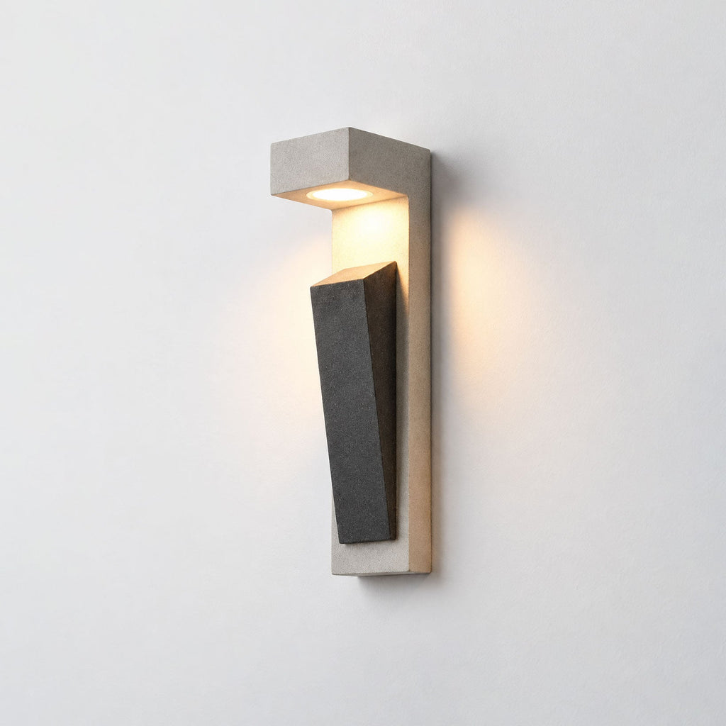 Ardessa Micro-Cement Outdoor Wall Sconce