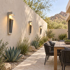 Ardessa Micro-Cement Outdoor Wall Sconce
