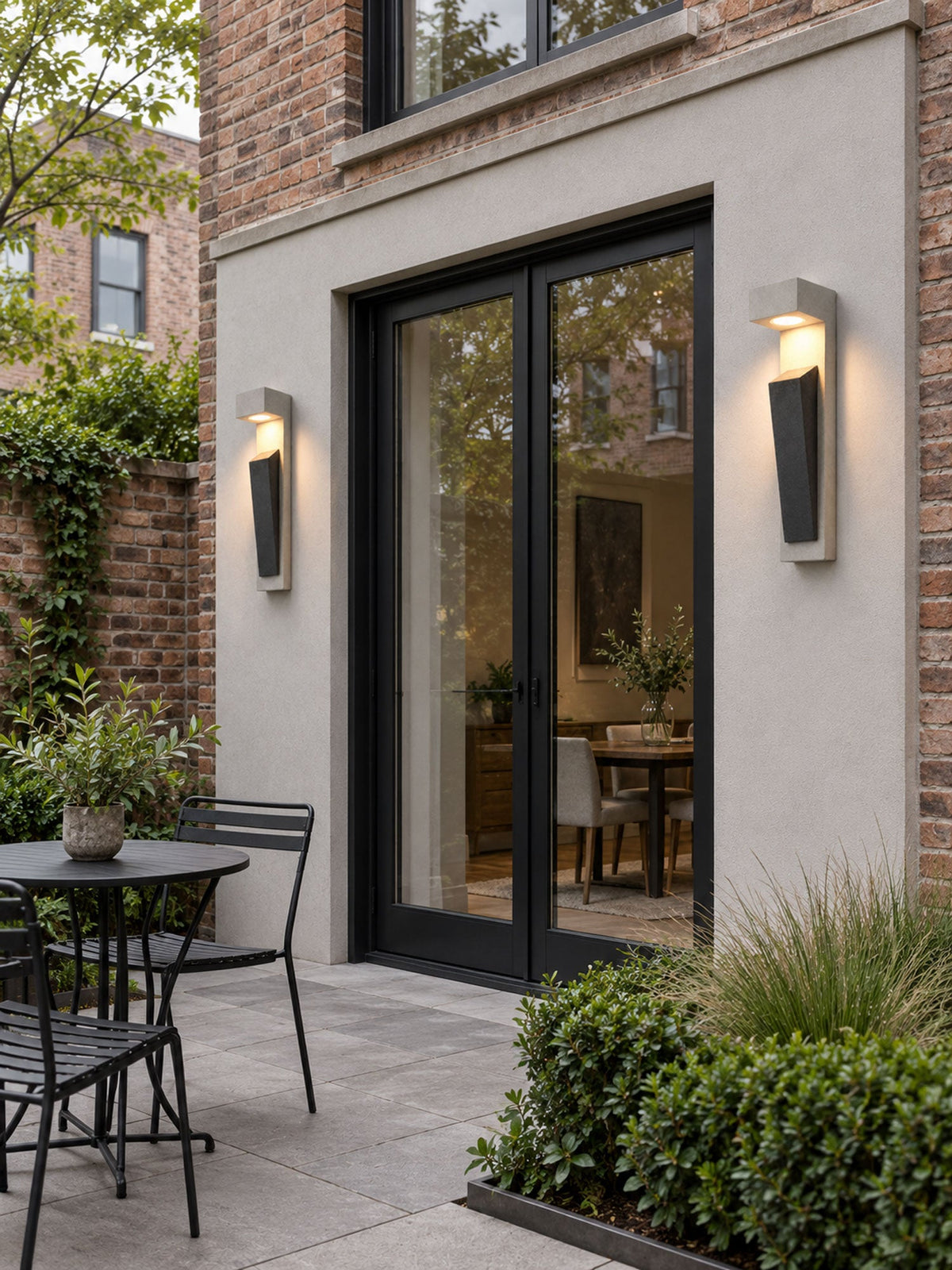 Ardessa Micro-Cement Outdoor Wall Sconce