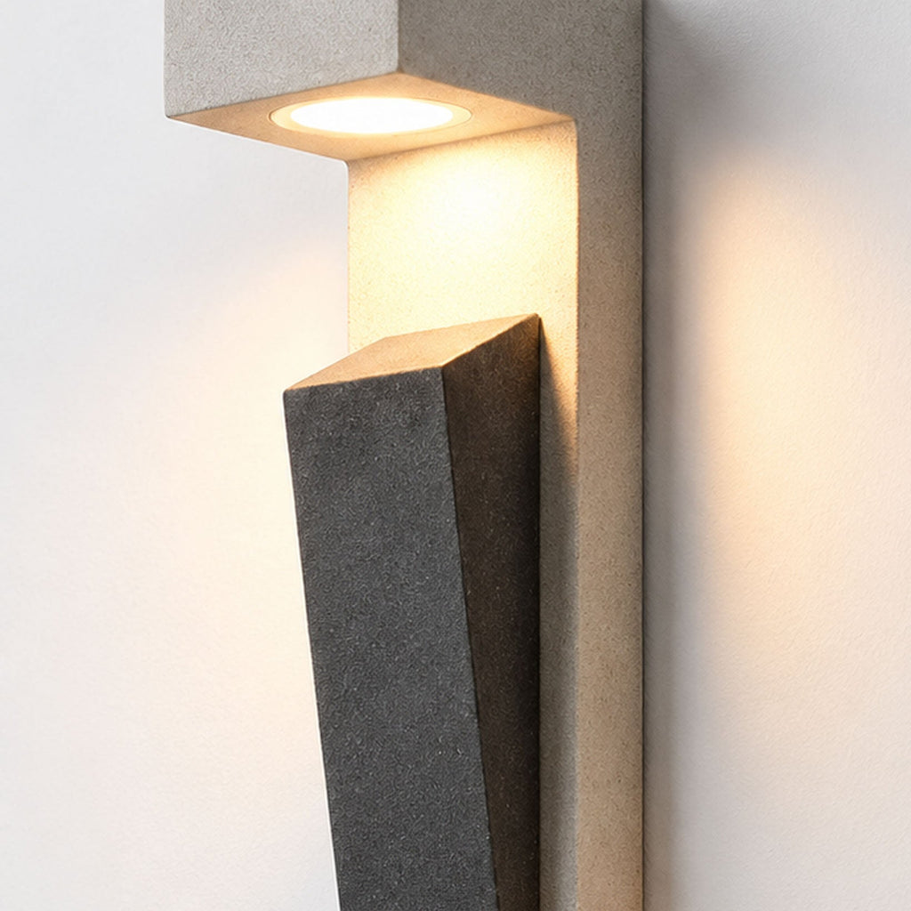 Ardessa Micro-Cement Outdoor Wall Sconce