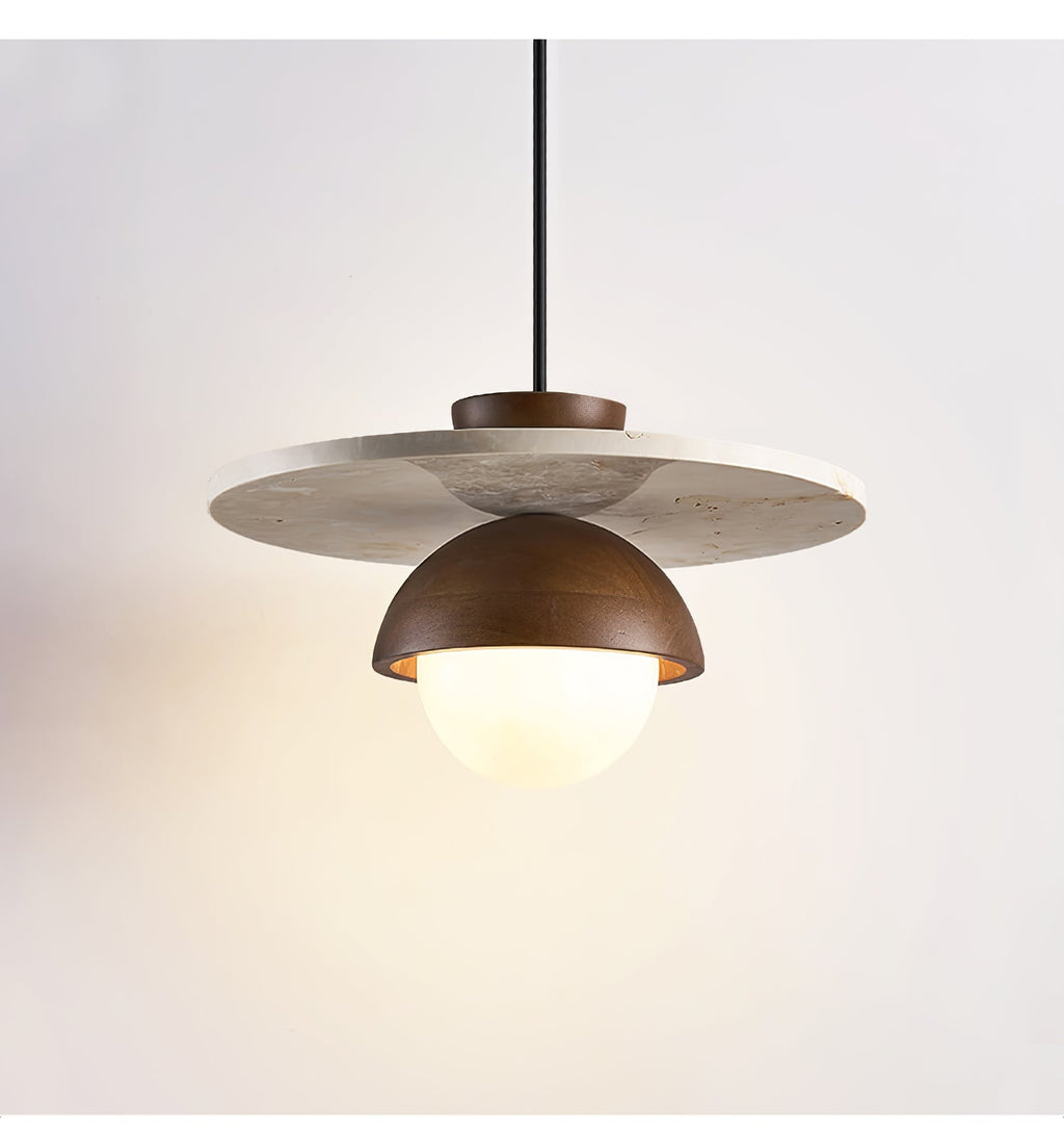 Arlo Travertine Pendant Light
