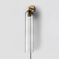 Art Glass Plug-In Sconce Gold / Clear / US Plug Wall lamp