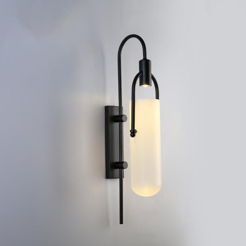 Arc Wall Lamp ? 3.9″ x H 25.6″ / Dia 10cm x H 65cm / Black Wall lamp