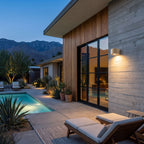 Arvessa Cement Outdoor Wall Sconce