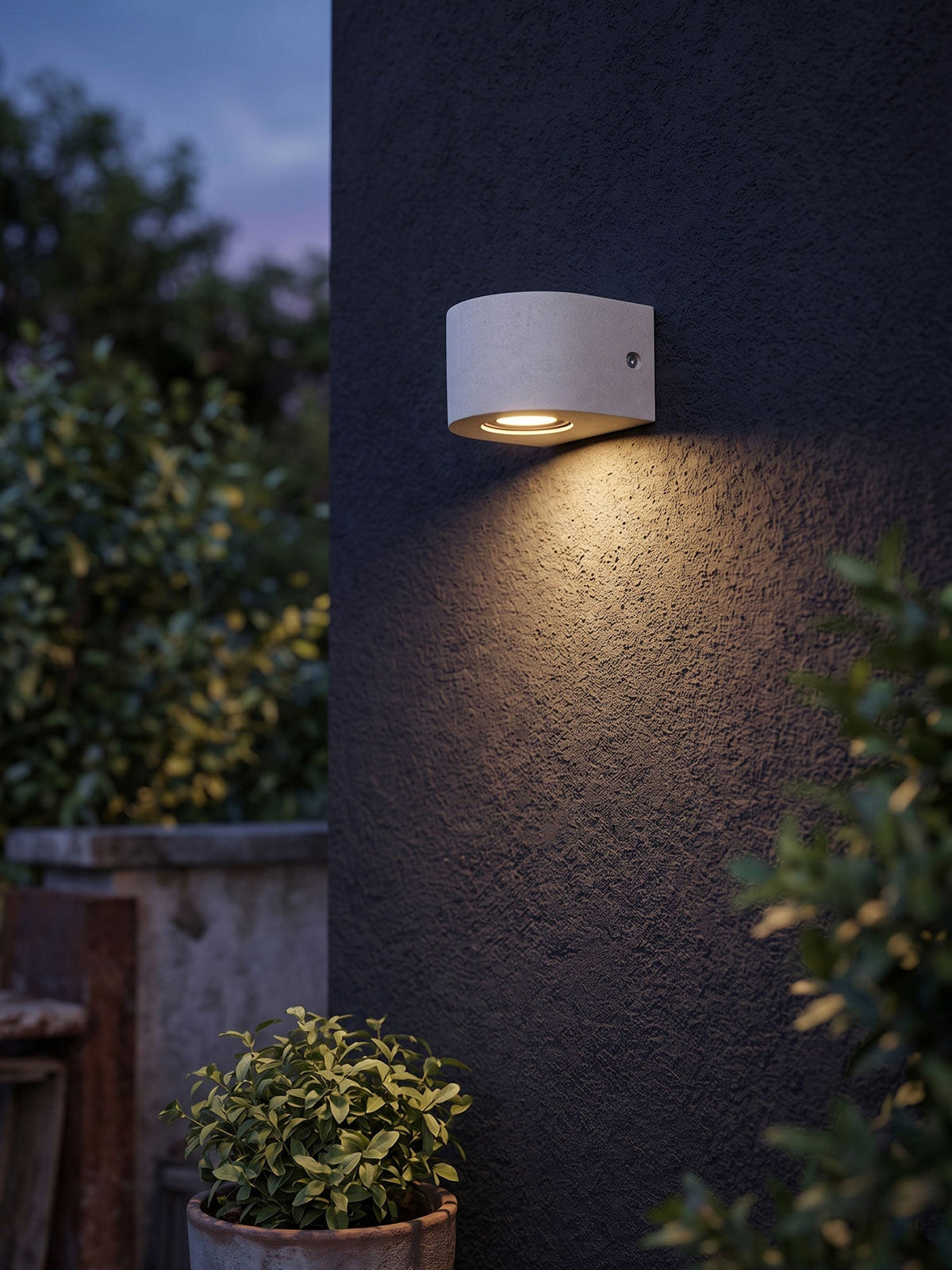 Arvessa Cement Outdoor Wall Sconce