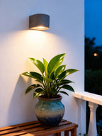 Arvessa Cement Outdoor Wall Sconce