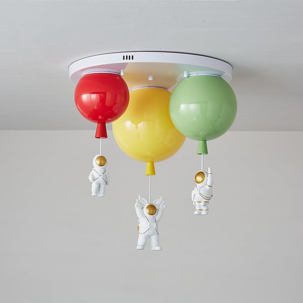 Astronaut Glossy Balloon Ceiling Lamp 3 heads ∅ 23.6″ / Dia 60cm / Model A Ceiling lamp