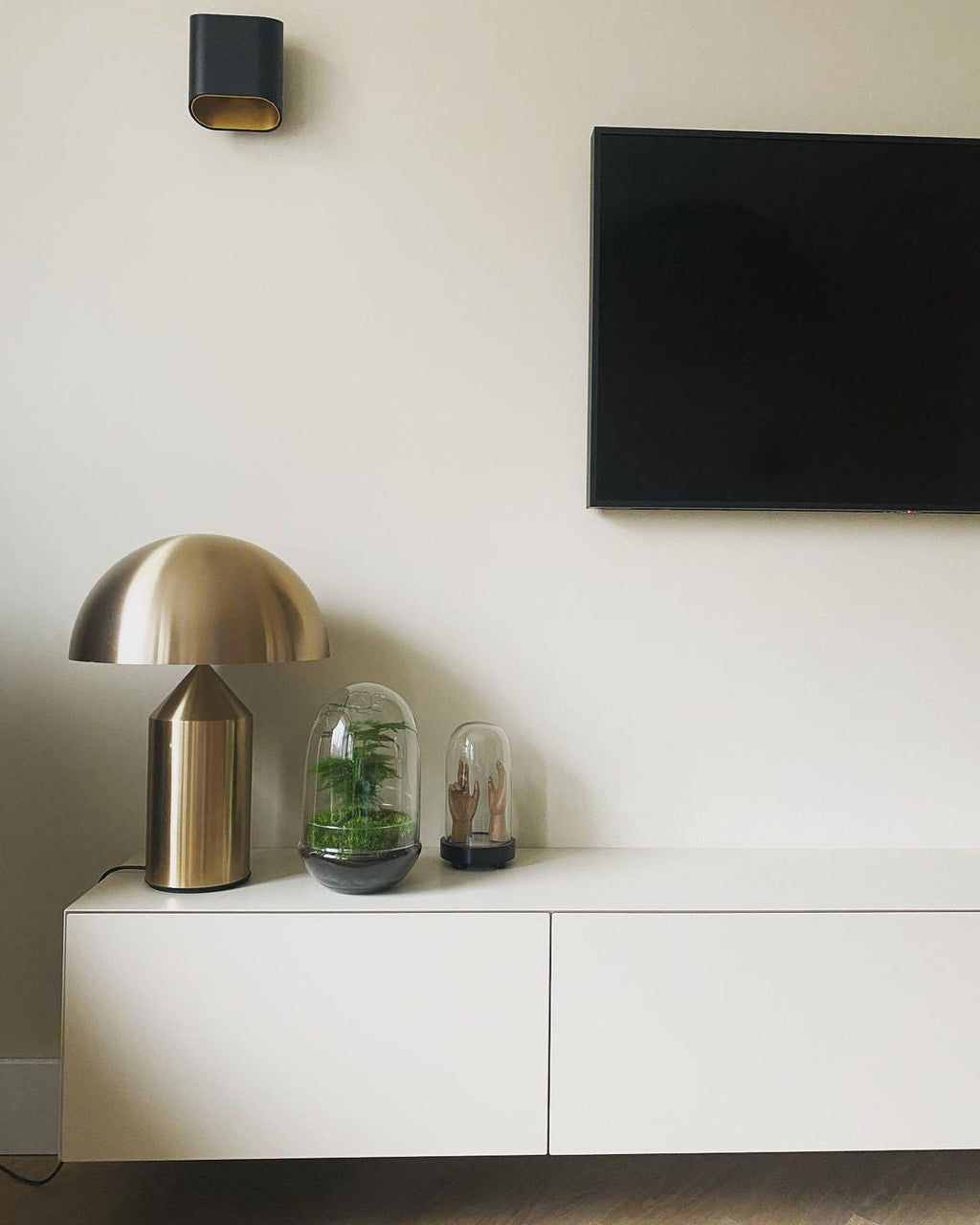 Dorsey Brass Mushroom Table Lamp
