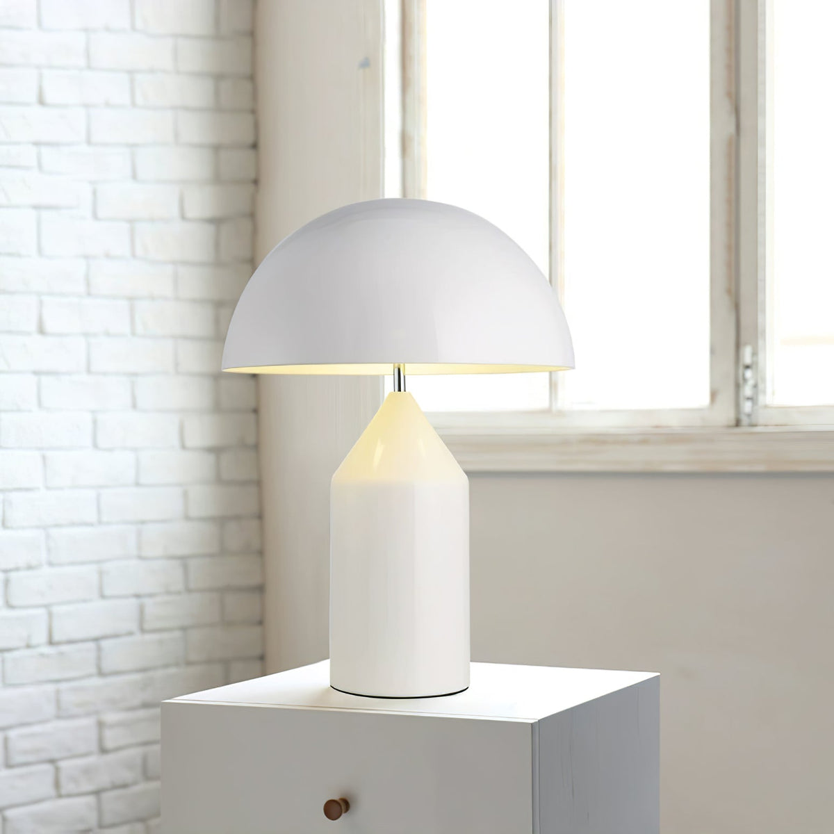 Dorsey Brass Mushroom Table Lamp