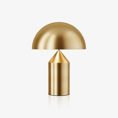 Atollo Metal Table Lamp ∅ 9.8″ x H 13.8″ / Dia 25cm x H 35cm / Copper / US Plug Table lamp
