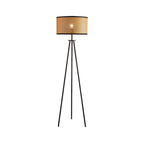 Aubrey Floor Lamp ∅ 16.5″ x H 59.1″ / Dia 42cm x H 150cm / Nature bamboo color & Black / US Plug Floor lamp