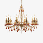 Aureate Amber Crystal Chandelier Chandelier