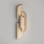 Sculpted Alabaster Wall Sconce