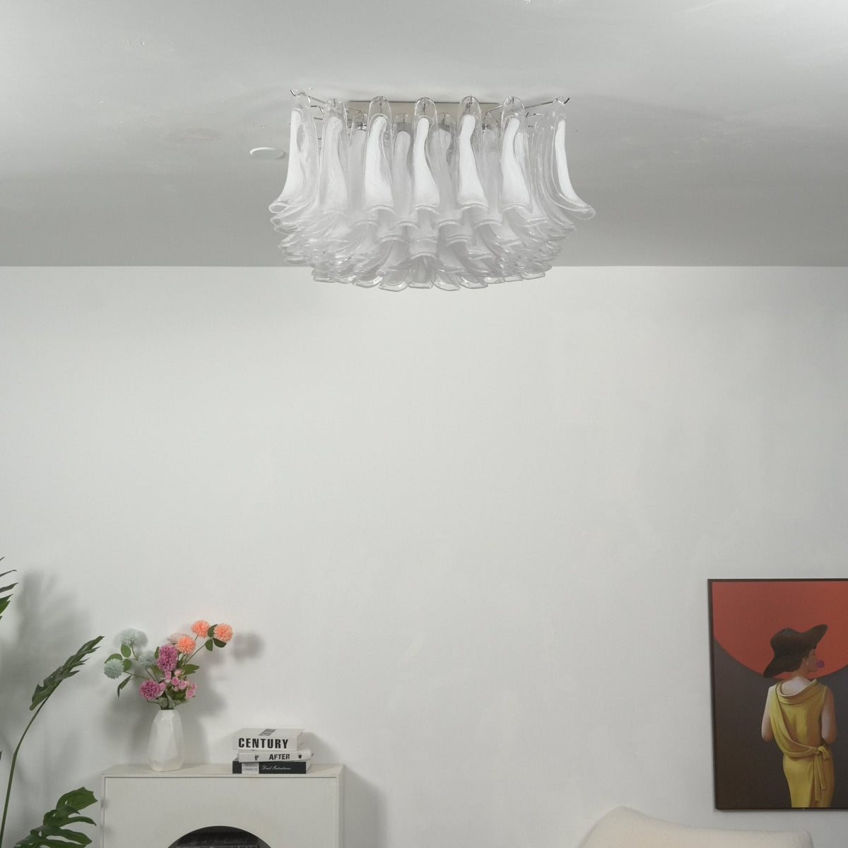 Petal Glass Ceiling Light