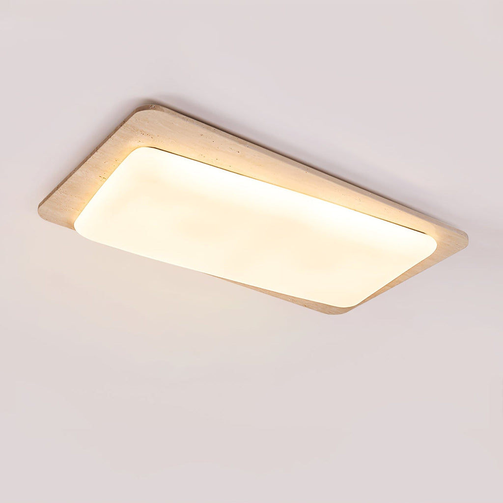 Aurilith Travertine Ceiling Light