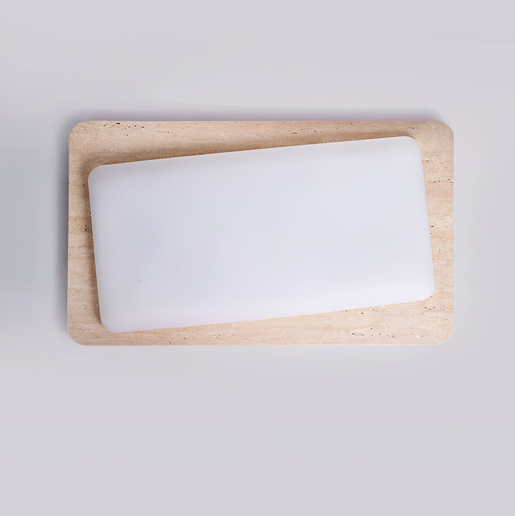 Aurilith Travertine Ceiling Light