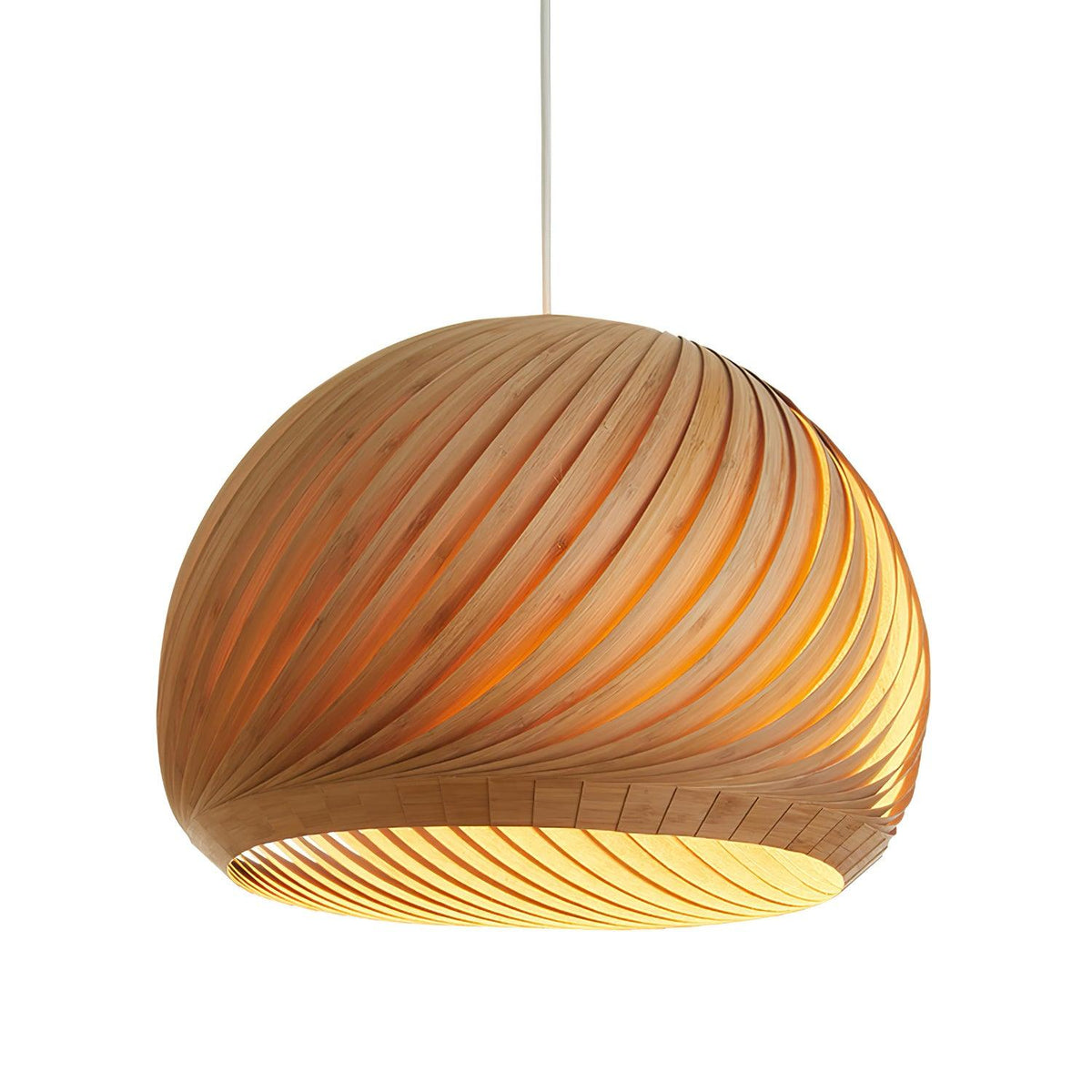 Aurora Whorl Wood Pendant Lamp Pendant light