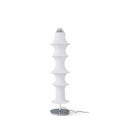 Auston Floor Lamp ∅ 11.8″ x H 47.2″ / Dia 30cm x H 120cm / Chrome & White / US Plug Floor lamp