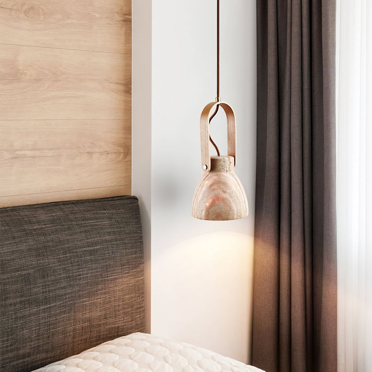 Aveline Travertine Pendant Light