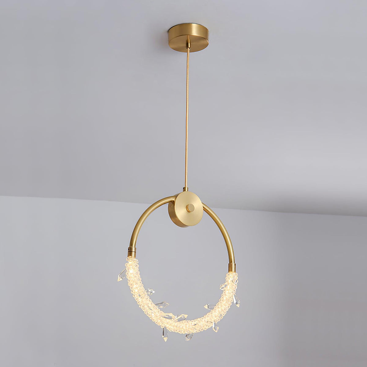 BU08P15G Pendant Light ∅ 11.8″ x H 11.8″ / Dia 30cm x H 30cm / Copper plated / Warm Light Pendant light
