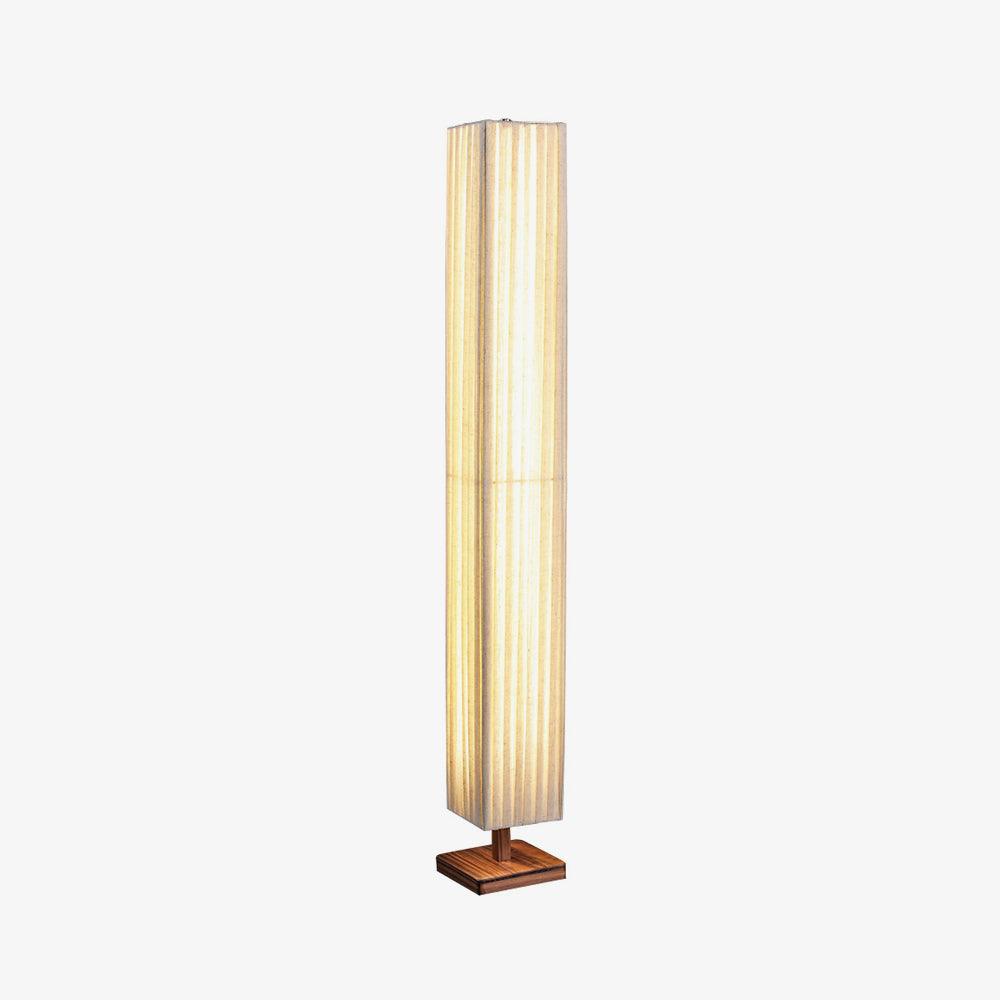 Bailey Floor Lamp ? 6.3″ x H 47.2″ / Dia 16cm x H 120cm / Wood＆Beige / US plug Floor lamp