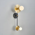 Balance Scale Wall Light ∅ 7.1″ x H 19.7″ / Dia 18cm x H 50cm / Gold & Black Wall lamp