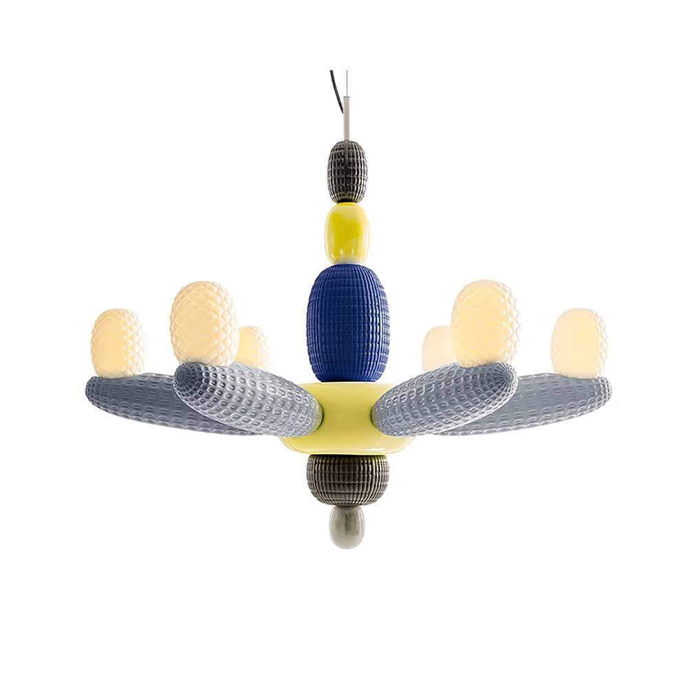 Balloons Chandelier ? 37.7″ x H 31.4″ / Dia 96cm x H 80cm / Blue & Colorful / Warm Light Chandelier