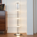 Bamboo Glass Floor Lamp Floor lamp