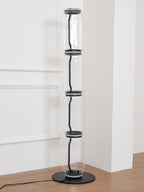 Bamboo Glass Floor Lamp Floor lamp