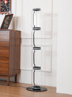 Bamboo Glass Floor Lamp Floor lamp