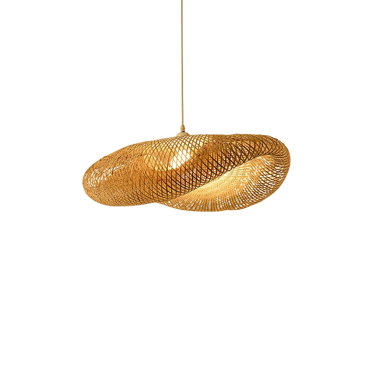 Bamboo Weaving Pendant Lamp ∅ 31.5″ x H 59″ / Dia 80cm x H 150cm / Bamboo nature colour Pendant light