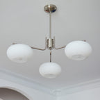 Barndon Chandelier ∅ 31.5″ x H 10.6″ / Dia 80cm x H 27cm / Sand Nickel Chandelier